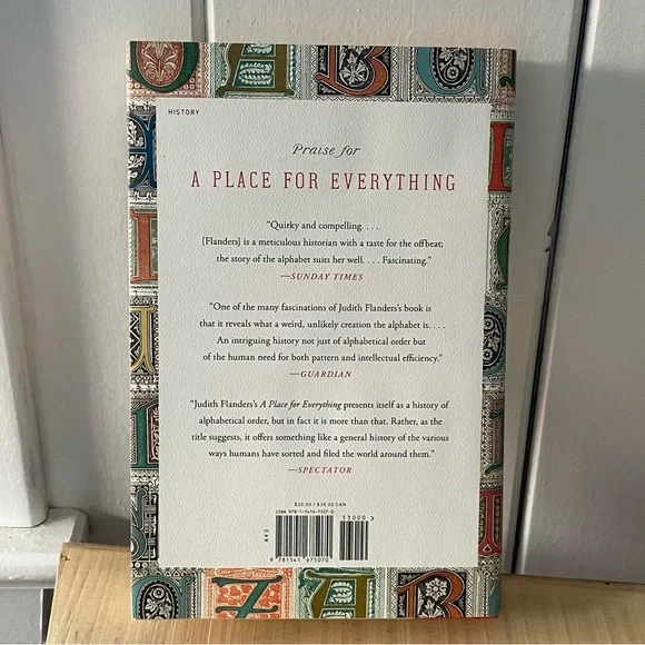 JUST IN A Place for Everything Book History Alphabet Linguistics Language Nonfic - Picture 2 of 9